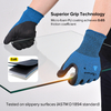 Construction Work Gloves Cut Resistant Safety Work Gloves PD8045 Blue