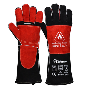 Leather Welding Gloves for MIG/TIG | Heat Protection (EN 407) FL-1023
