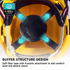 Face Shield Protection Safety Helmets M-5009 Yellow