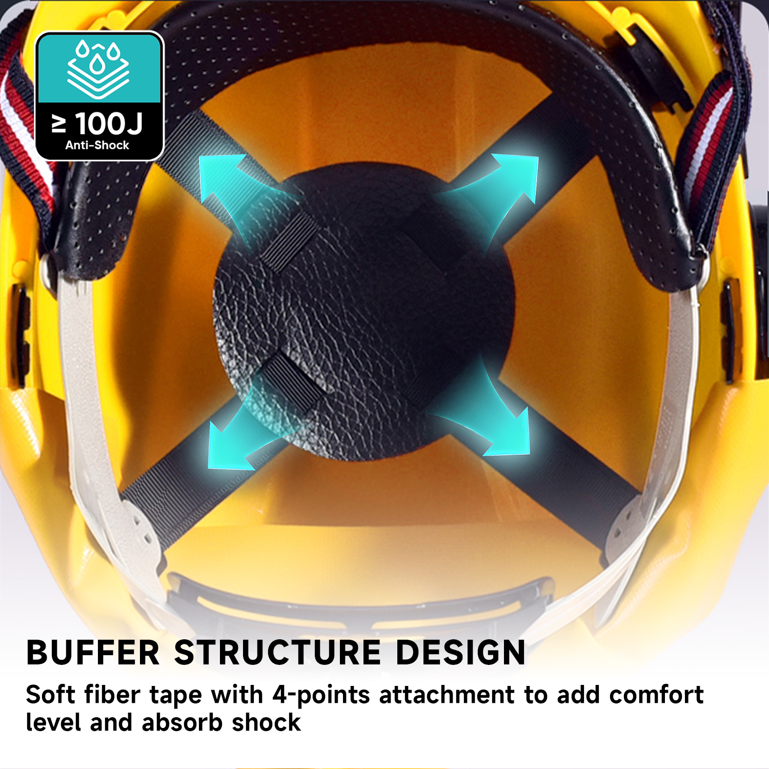 Face Shield Protection Safety Helmets M-5009 Yellow