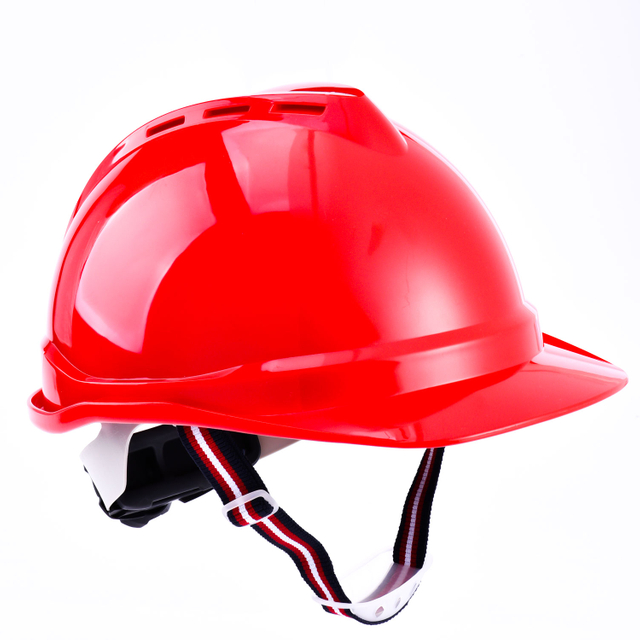 Red Construction Work Helmet W-002 