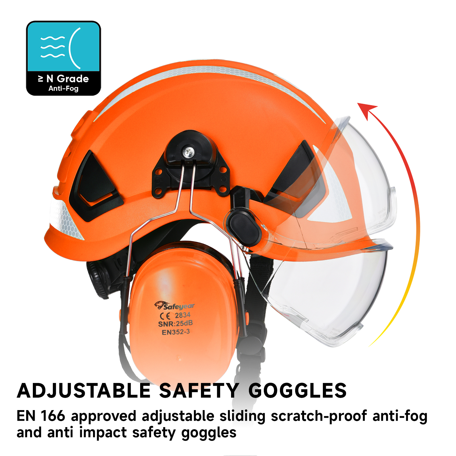 Helmet Construction Hard Hat Abs Safety Helmets M-5018