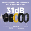 ABS Hearing Protection Ear Muffs Protective Ear Muffs Ready Stock FM-1B Yellow