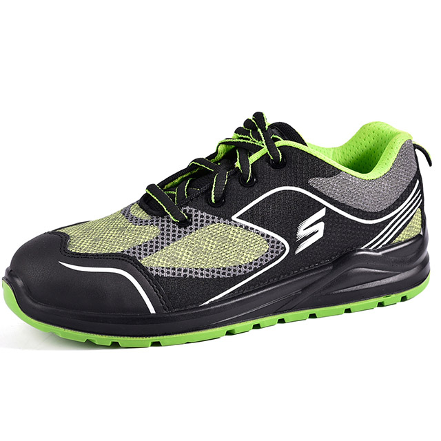 Sports Design Safety Trainers L-7501 Green (Speed)