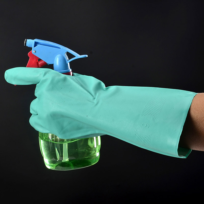 Chemical Resistant Work Gloves FL-0056 Green