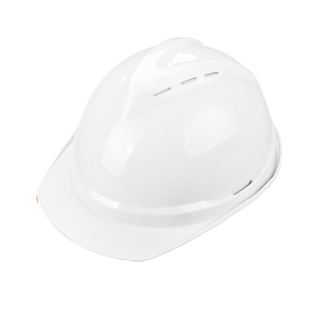White HDPE Work Helmet W-002 White