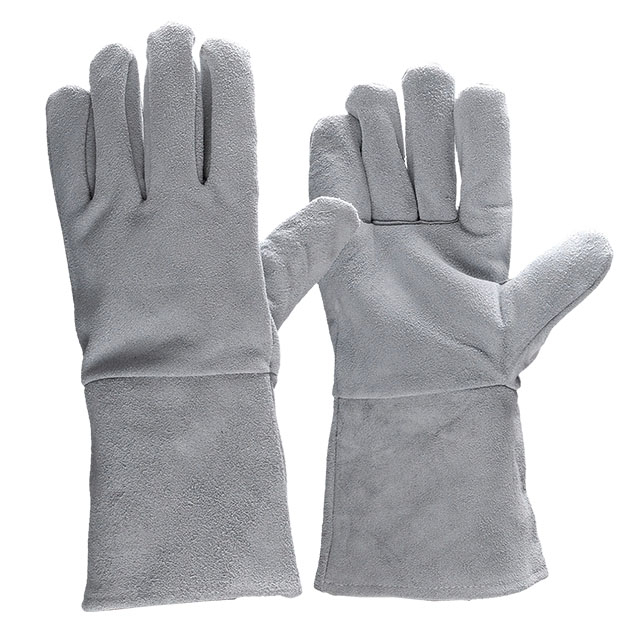 Welder Leather Work Gloves FS-H24 Grey