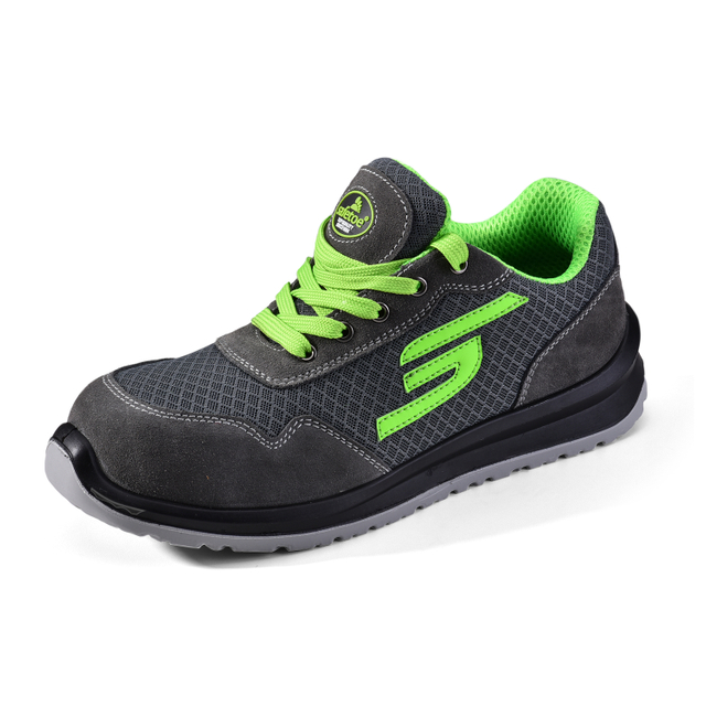 Metal Free Safety Shoes L-7328 Green