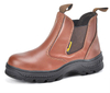 Heat Resistant Dealer Work Boots M-8025 Rubber Brown