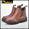 Heat Resistant Dealer Work Boots M-8025 Rubber Brown