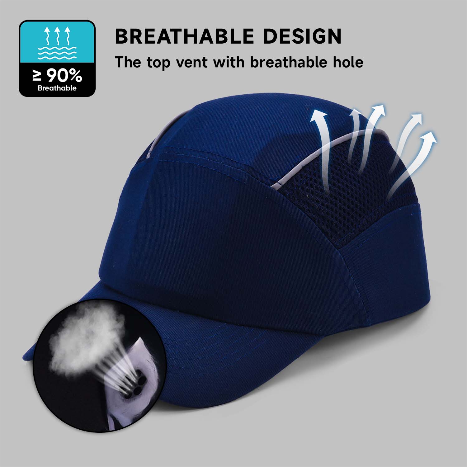 Light Sport Safety Cap WH-001 Blue