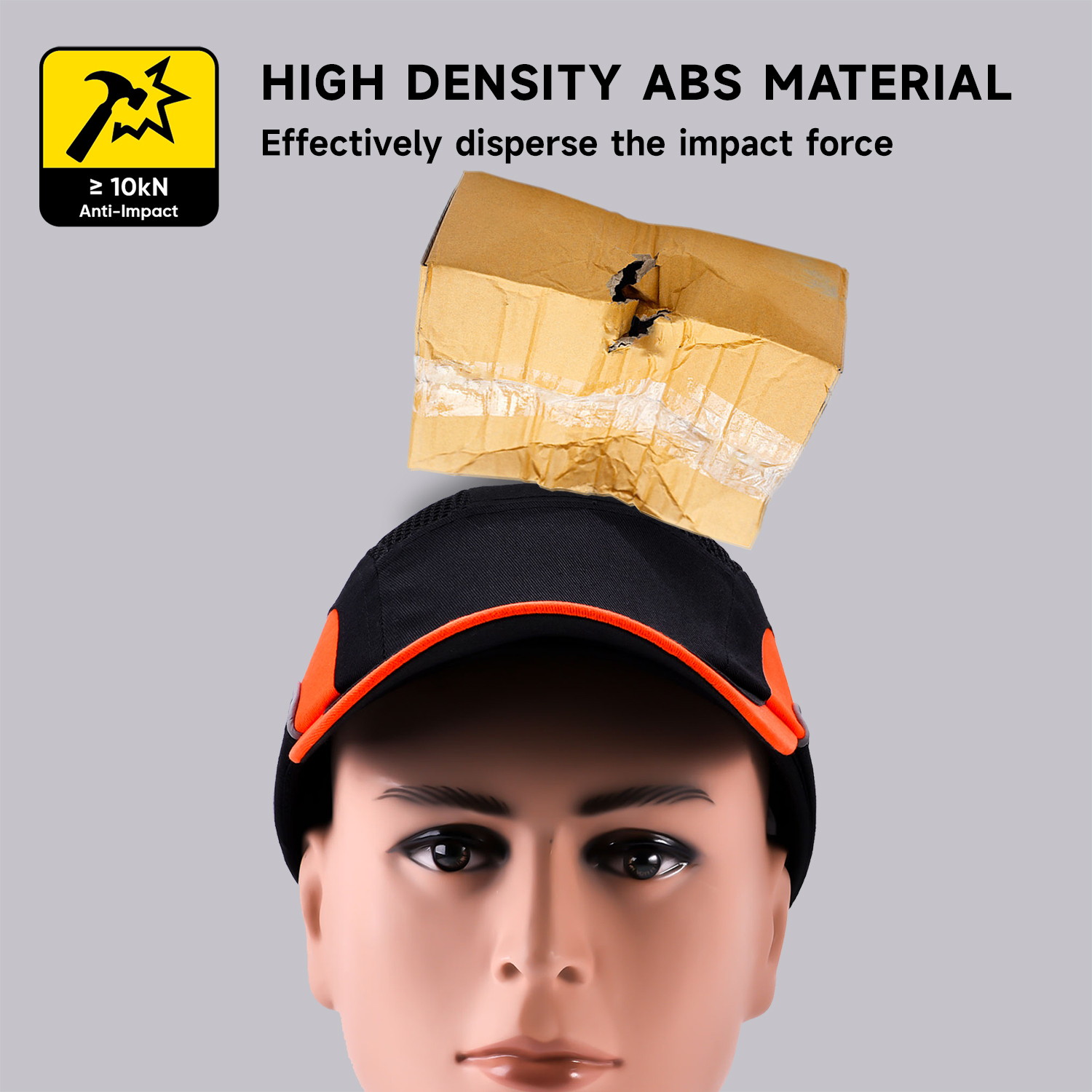 Athletic Sport Safety Cap WH001 Dark Orange