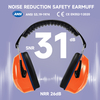 ABS Hearing Protection Ear Muffs Protective Ear Muffs Ready Stock FM-1B Red