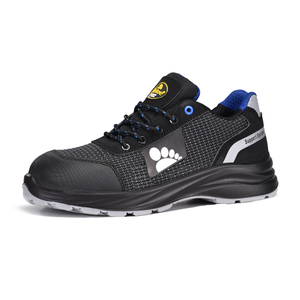 Low Cut Lace-Up Composite Toecap Safety Trainers Men & Women L-7512 blue