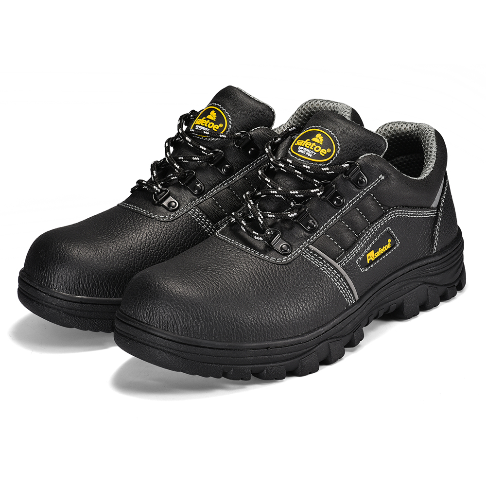Oil Refinery Industry Cow Leather Safety Shoes L-7163RB