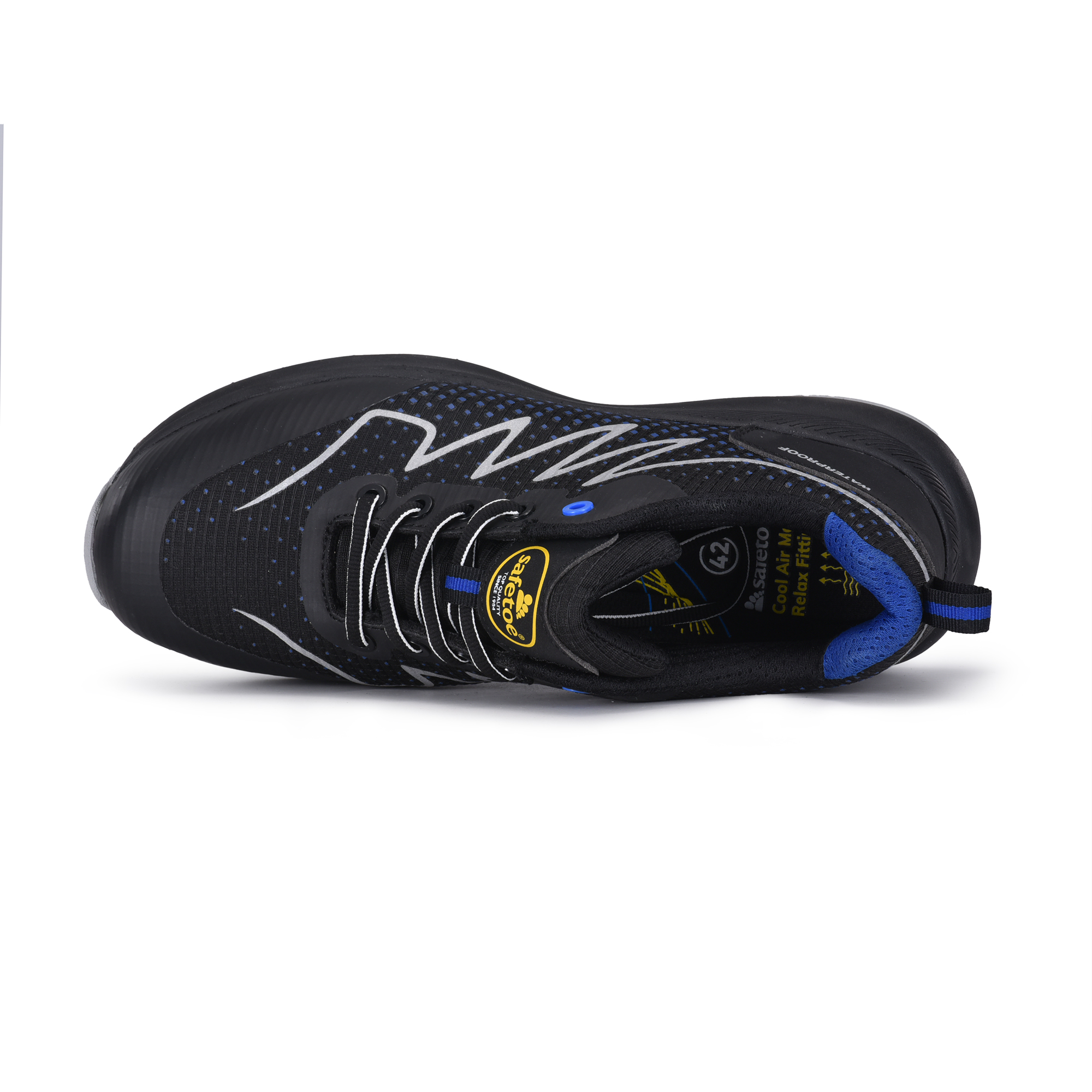 Light Weight & Breathable Logistics Work Shoes for Fedex, DHL, UPS, TNT etc L-7530 red