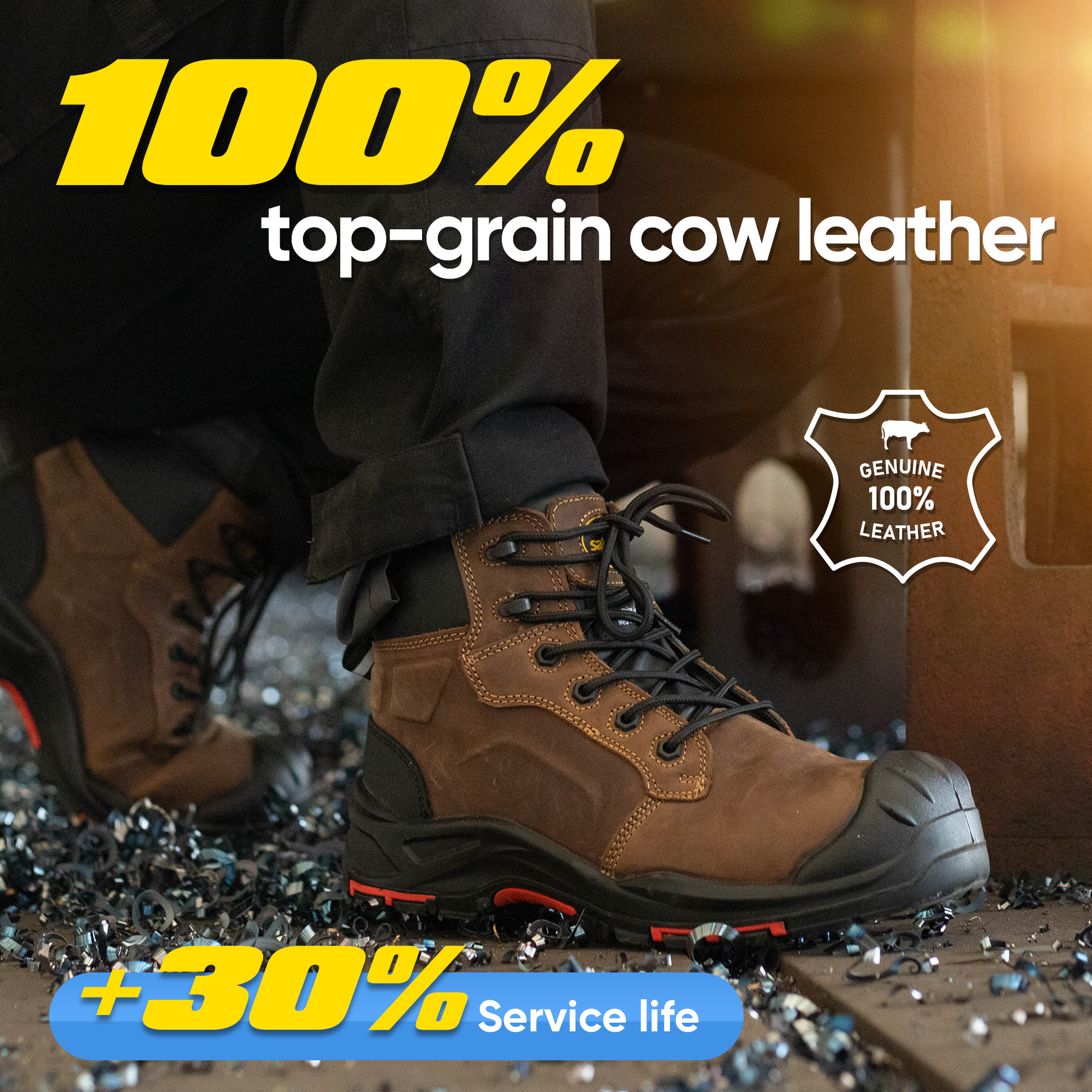 Work Safety Boots Superior Oil & Slip Resistant M-8552