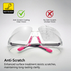 Ready Stock Protective Safety Glasses For Women SG003 Pink