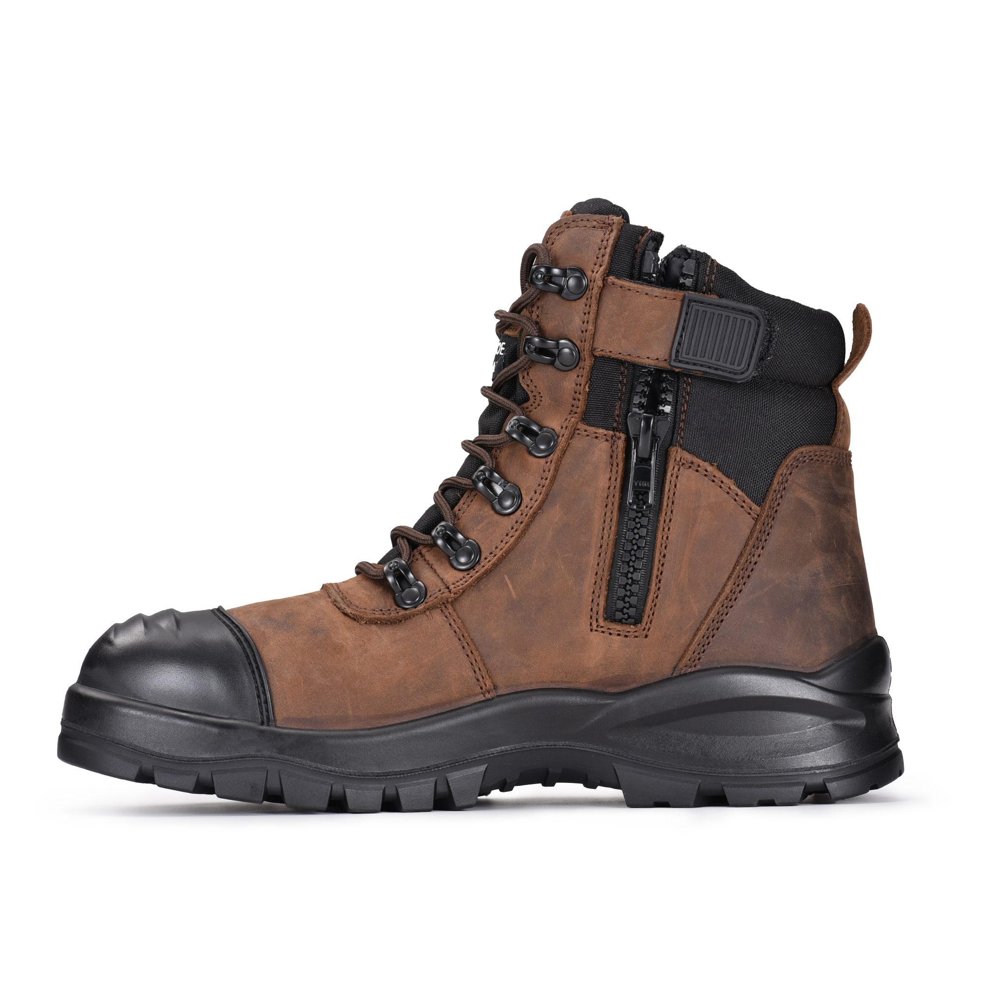  Composite Toe Safety Work Boots Waterproof Membrane M-8577 Brown