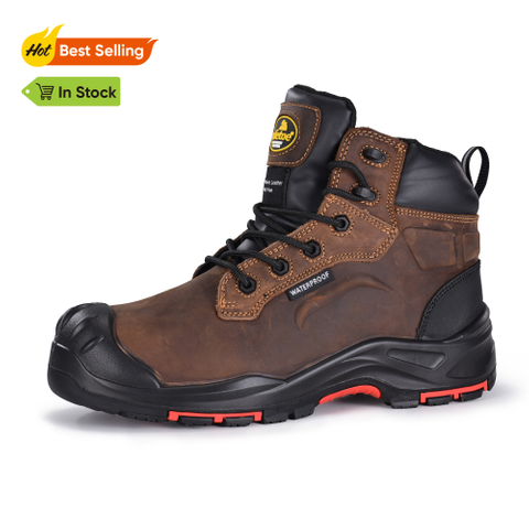 Superior Oil & Slip Resistant Metal Free Safety Mining Work Boots M-8552