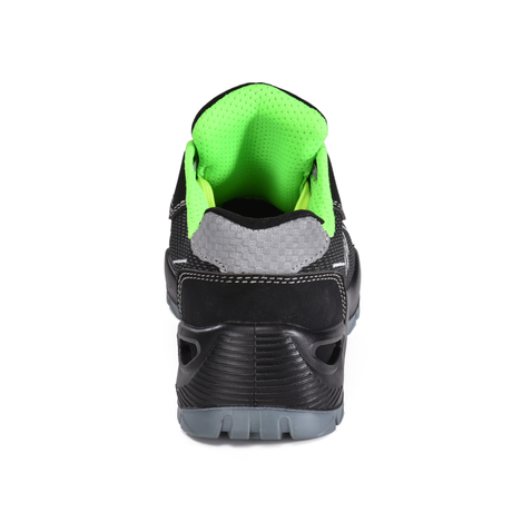Light Weight Sports Style Fabric Safety Shoes-L7530 Green