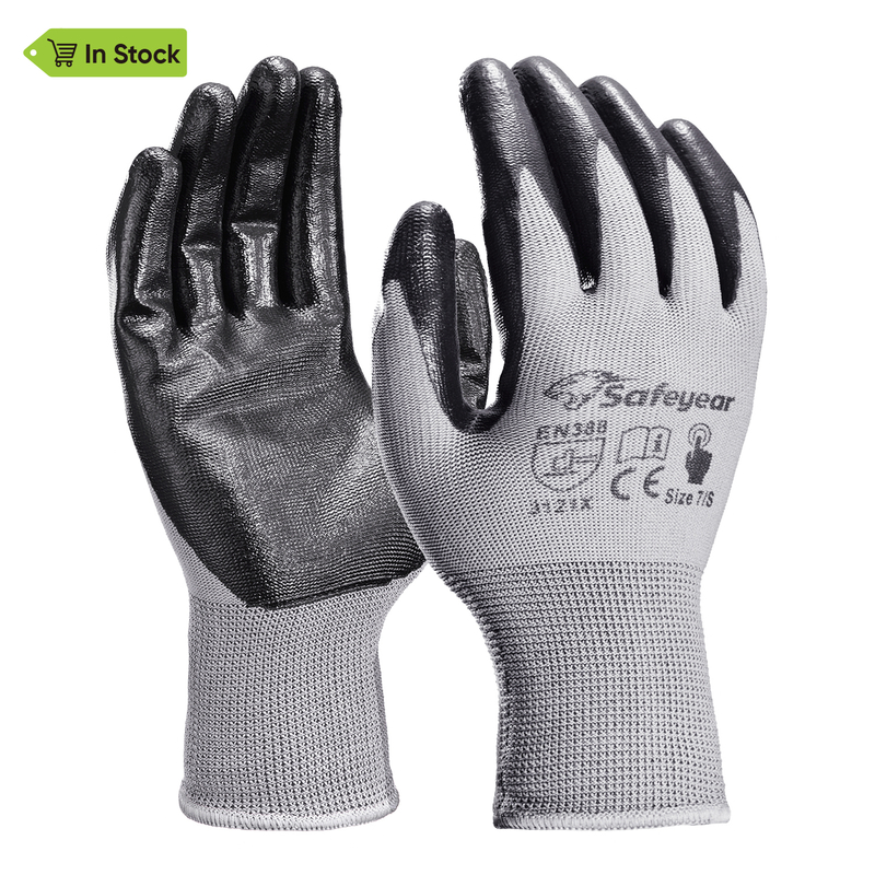 Nitrile Coated Safety Work Gloves N1552