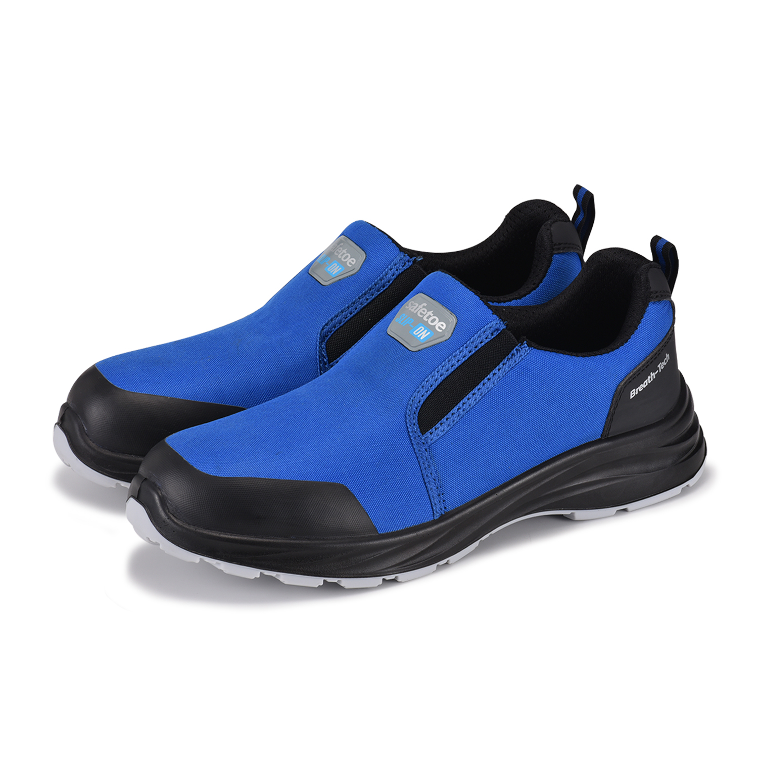 Breathable Work Shoe Wide Sport Type Safety Shoes L-7561 Blue