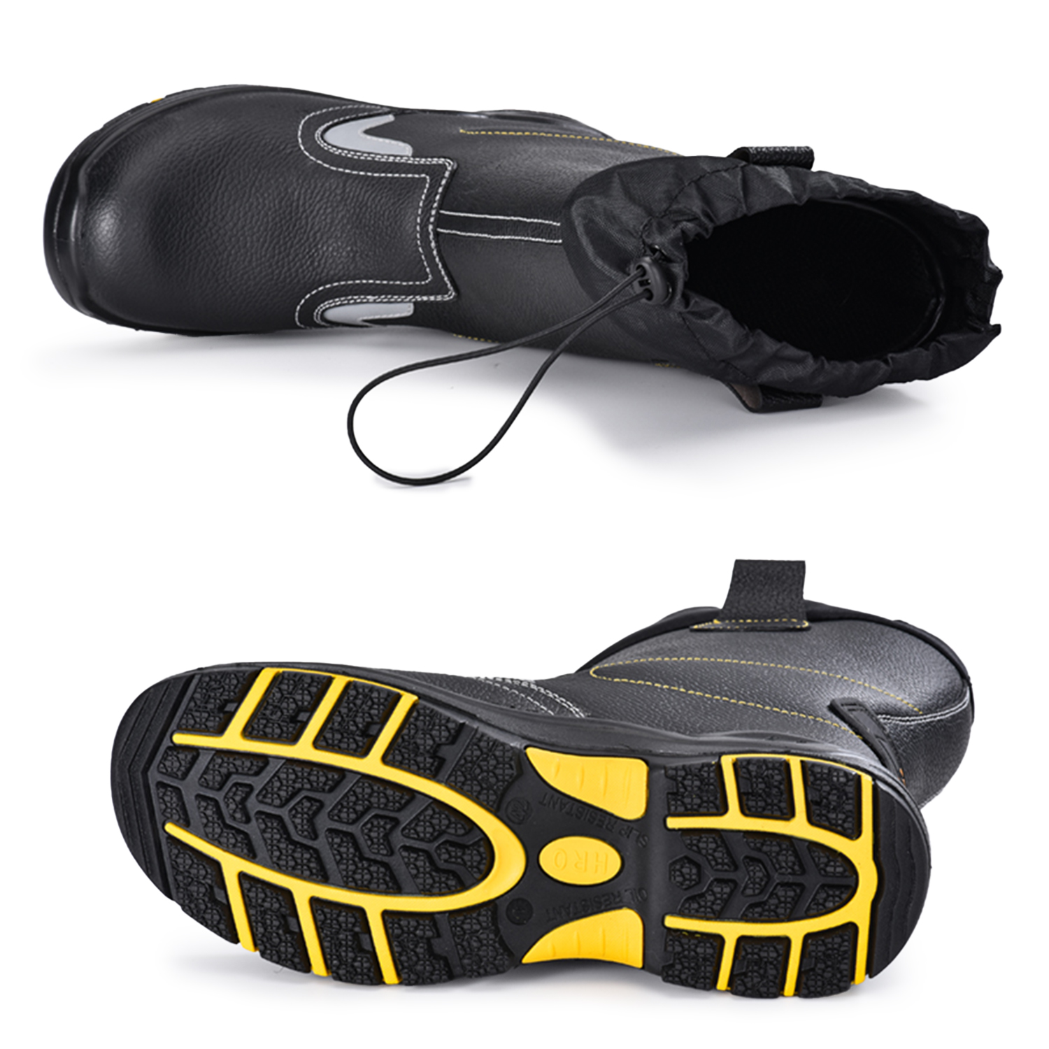 Heavy Duty Industrial Pull-On Winter Rigger Warm Fur Lining Safety Boots H-9426 PolarStep