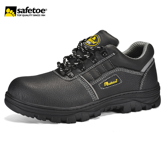 Oil Refinery Industry Cow Leather Safety Shoes L-7163RB