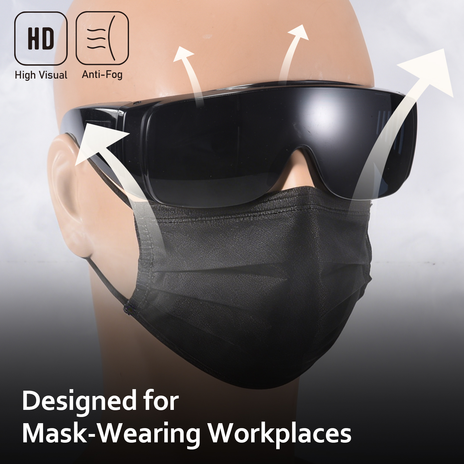 OTG Safety Glasses That Fit Over Prescription Glasses | ANSI Z87.1 & EN166 SG035