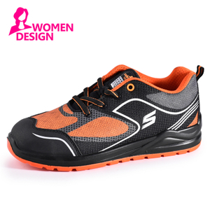 Fashionable Lightweight Trainers Steel Toe Cap Safety Shoes for Womens