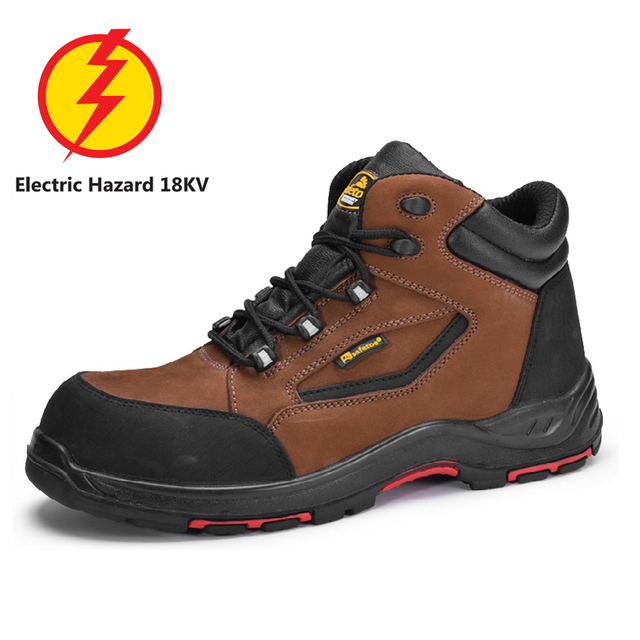 Electrical Hazard Rubber Insulation Rated Safety Work Boots 