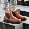 Brown Color Chelsea Work Boots M-8025 