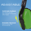  Protective Ear Muffs Noise Cancelling Hearing EM-5003 Green