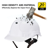 Construction Hard Hat Helmets W-018 White