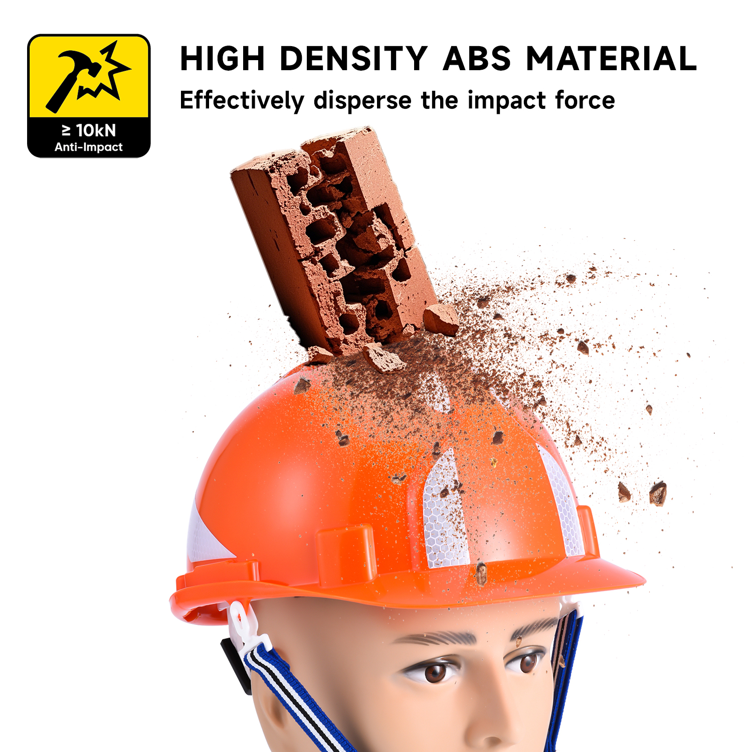 Industrial Safety Helmet W-036 Orange