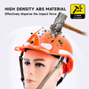 Adjustable Rotary Knob Work Helmets W-018 Orange