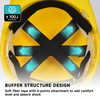 Yellow Industrial Safety Helmet W-002