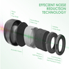 Ready Stock ABS Protective Ear Muffs EM-5002 Black