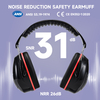 ABS Hearing Protection Ear Muffs Protective Ear Muffs Ready Stock FM-1B Red