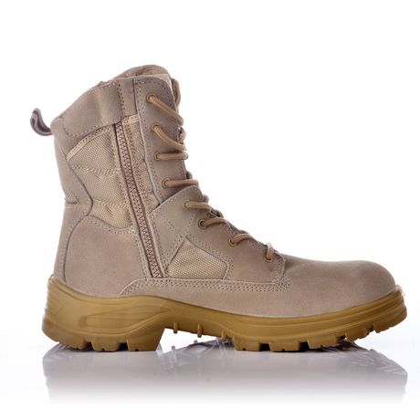 Combat Safety Work Boots H-9438 Beige