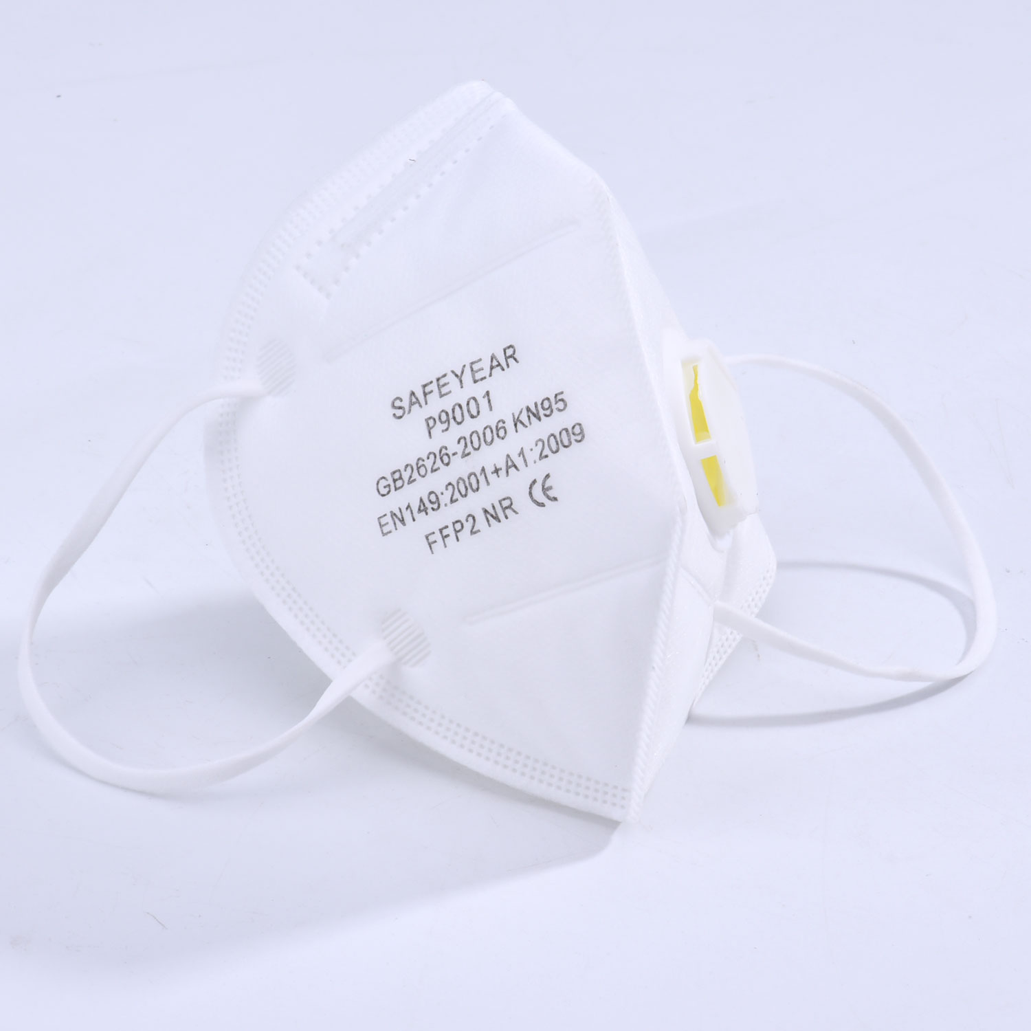 KN95 White Valve Face Safety Mask SM-006 