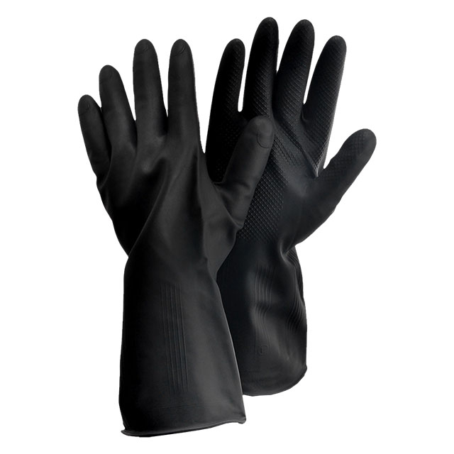 Oil & Chemical Resistant Work Gloves FL-0056 Black