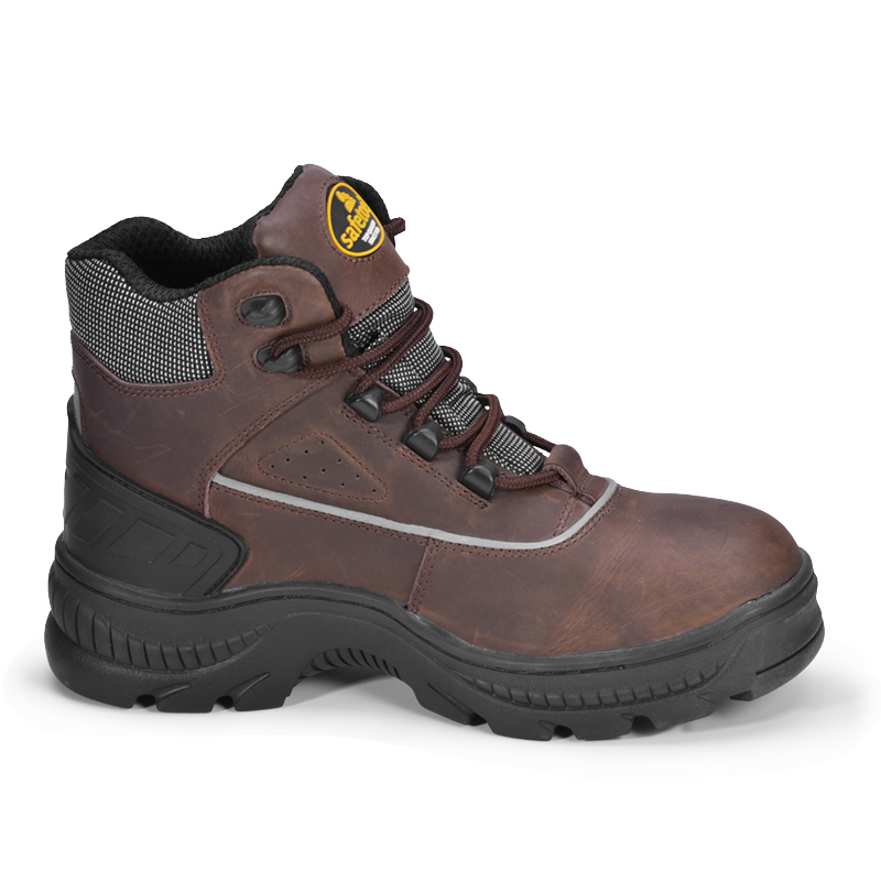 Middle Cut Nubuck Metal Free Safety Work Boots M-8307