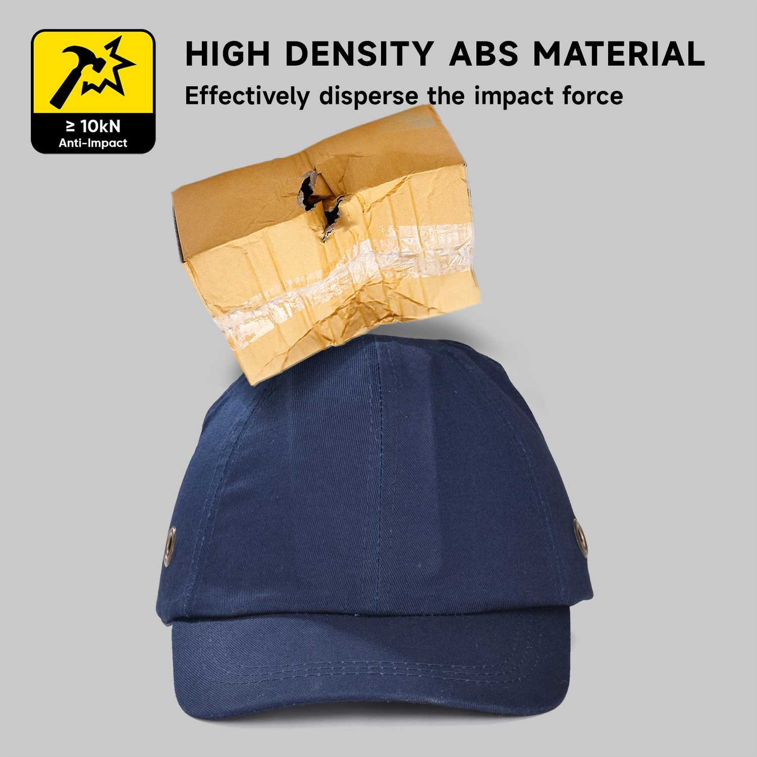 Construction Baseball Design Safety Work Cap WH001 Dark Blue
