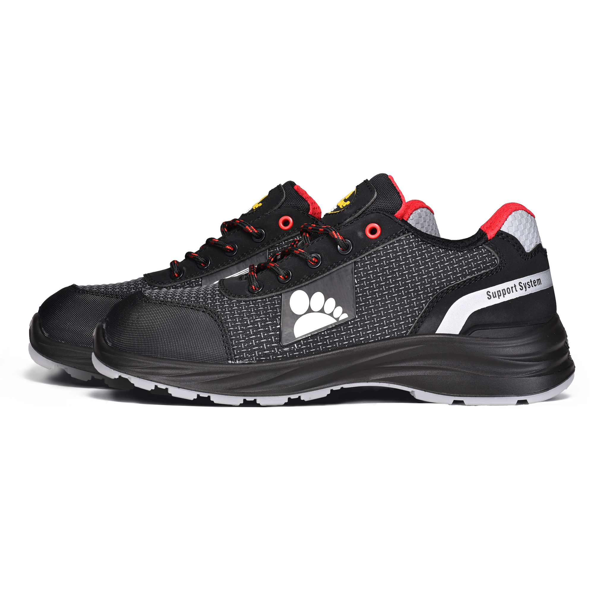 Light Weight PU-TEK S1P Safety Shoes with Composite Toe & Kevlar Plate L-7512