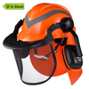Forest Helmets With Face Shield M-5009 Orange