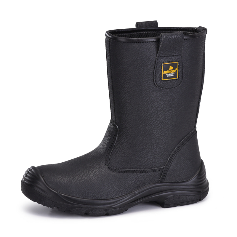 Oil Field Industry Resistant Rig Steel Toe Safety Boots H-9430