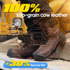 Mens Warm Safety Boots Oil Resistant Work Boots Waterproof H-9552
