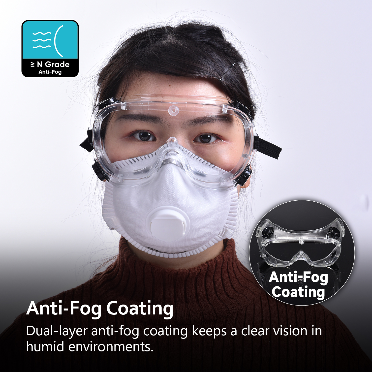 Ready Stock Clear Safety Googles SG032